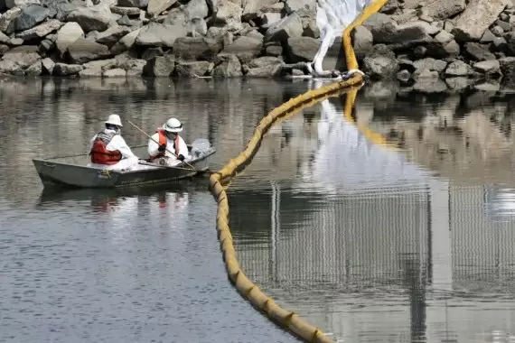 Authorities downgrade size of oil spill off California coast